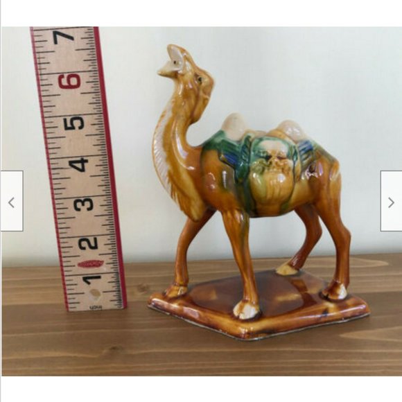 Camel Ceramic Figurine Vintage Animal Decorative Ornament 6.5" Tall - Picture 5 of 8